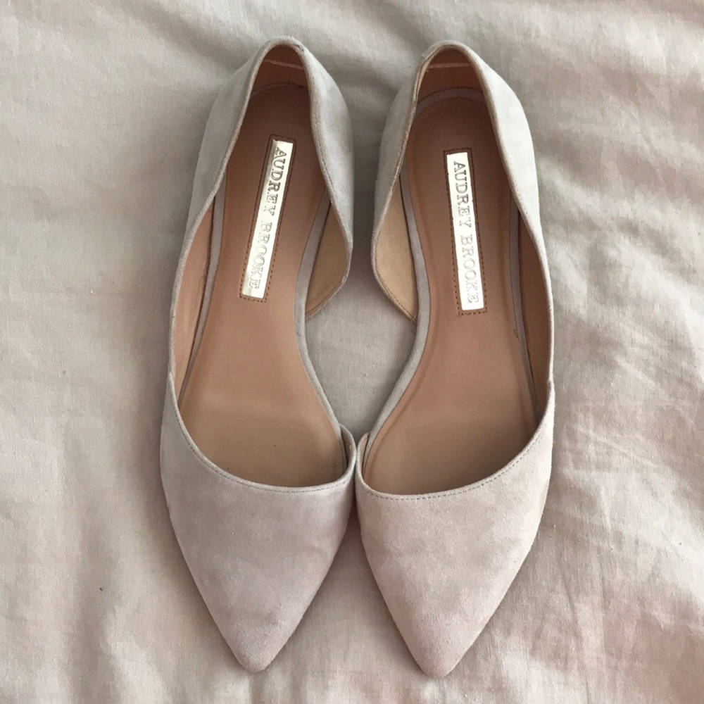 Audrey Brooke Flats, Grey size 8